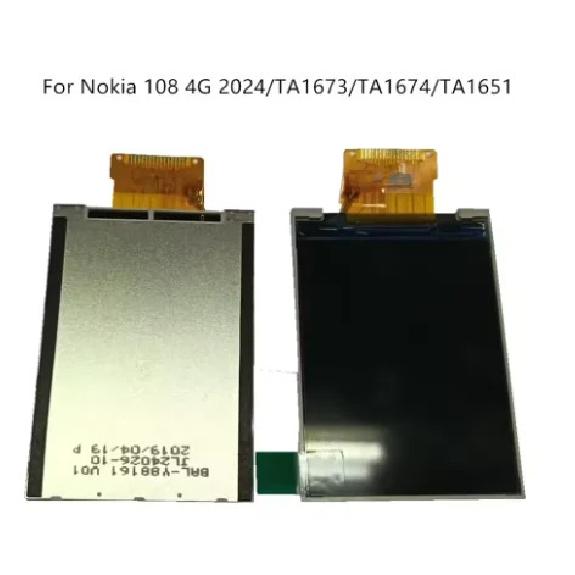 Für Nokia 108 4G 2024 TA1673 TA1674 TA1651 LCD-Bildschirm Digitizer Display Reparaturteile