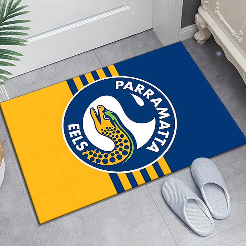 1 Stück Fußballteam-Design Teppich - Rutschfest, Weich & Gemütlich Fußmatte für Wohnzimmer, Schlafzimmer, Büro - Dekoteppich für Innen/Außen