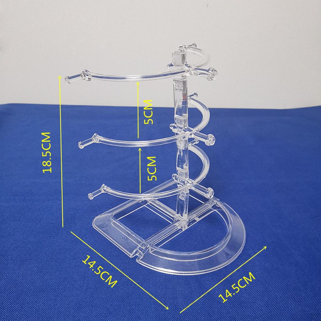 Acrylic Eyeglasses Holder Stand Sunglasses Rack Decorative Eyewear Glasses Organizer