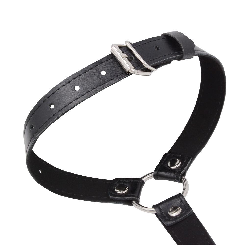 European and American SM Bondage and Discipline Clothing Sexy Adult Supplies Women's Leather Vest Sexy Party Clothing Nightclub Props