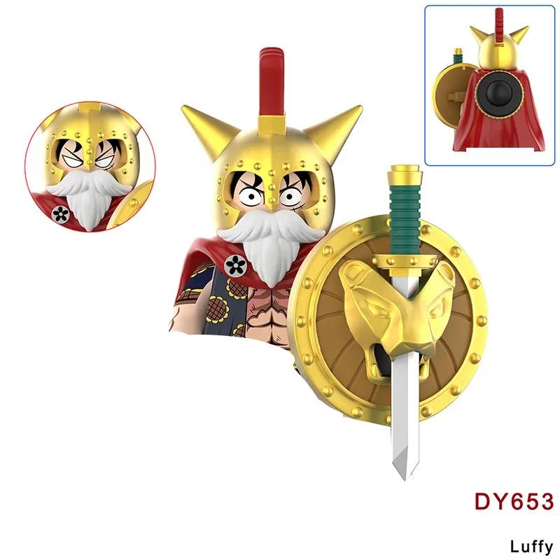 Siste versjon Byggeklosser Japan Anime Klosser Dukker Mini Action Leketøysfigurer Monteringsklosser Barnegaver