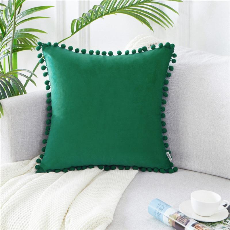 1pcs Soft Velvet Cushion Covers Pillowcases Square Decorative Pillow Cover for Sofa Comfortable Bed Car Home Throw Pillow Case