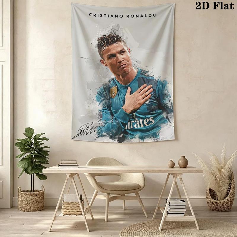 Ronaldo'S Artistic Tribute Visual Masterpiece Bedding 1 Duvet Cover 2 Pillowcase Without Core Christmas Birthday Gift
