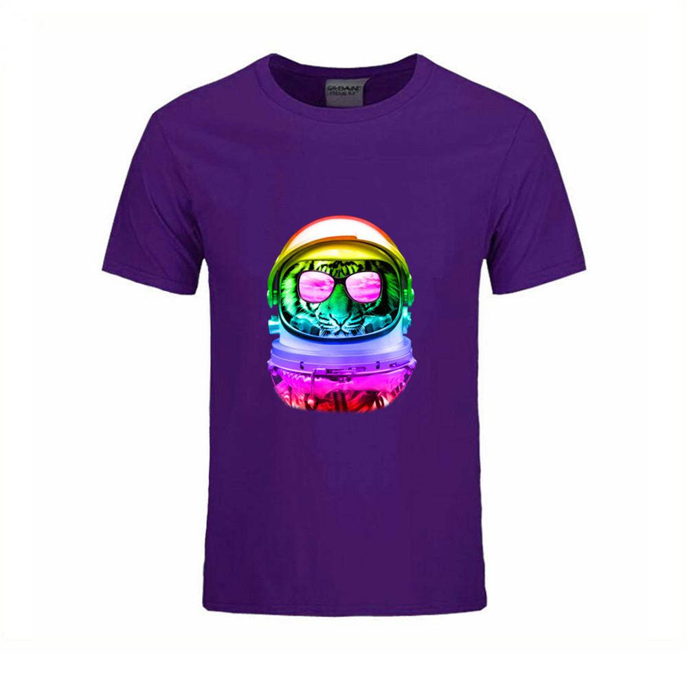 Men S T Shirt Fashion White Black 3D Print Cool Space Male T Shirt 100