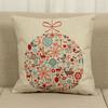 Christmas Deer Sofa Bed Home Decoration Festival Pillow Case Cushion Cover