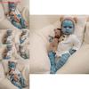 Bambola di Silicone Stile Avatar Bambino Realistico Neonato Per Collezionisti e Appassionati di Regali