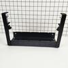 Under Desk Cable Organizer Large Capacity Cable Storage Rack Clip-On Installation Retractable Carbon Steel Cable Management Tray