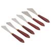 6Pcs Palette Knife Stainless Steel Blade Wooden Handle Widely Used Painting Knife Set for Painting Mixing