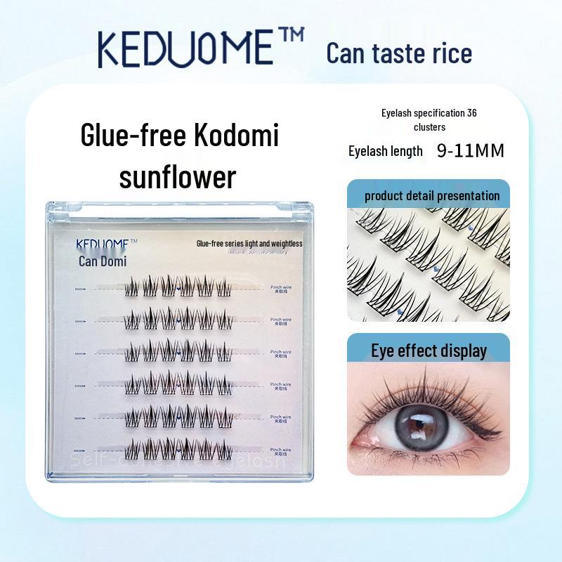Sunflower Cat Elf Glue-Free Six-row False Eyelashes Series