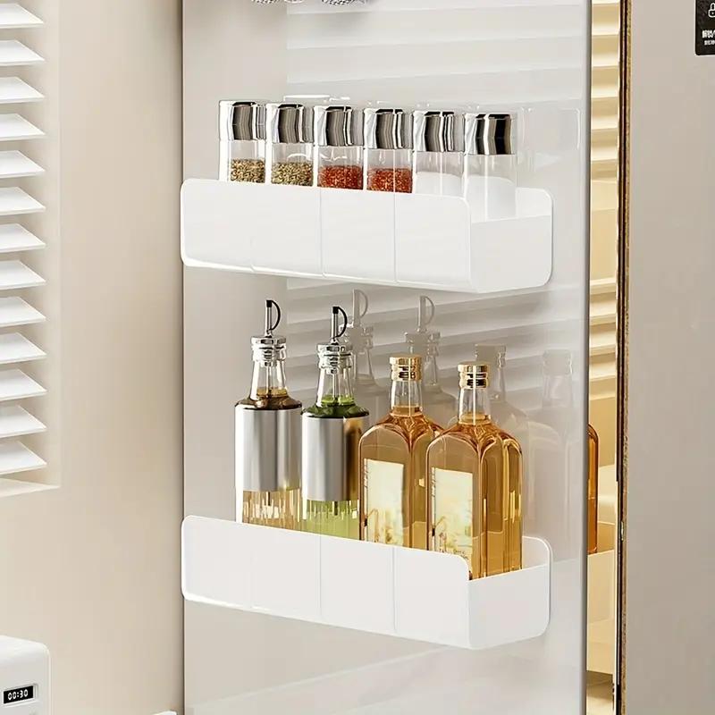 Magnetic Tissue Box Kitchen Wet Wipes Storage Box Split Wall Mounted Refrigerator Wet Wipes Storage Rack Paper Box Tissue Holder