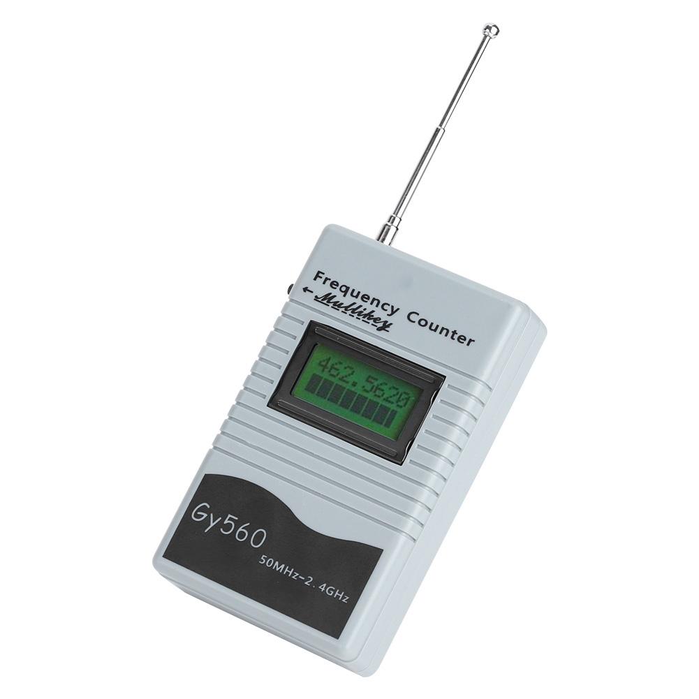 GY560 50Mhz To 2.4Ghz Portable Frequency Counter Two Way Radio Frequency Measuring Tool for Car Boat