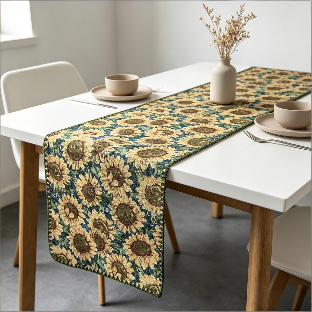 All-match Tablecloth Mat Dining Table, TV Cabinet & Center Table Nordic Cotton Linen Table Runner