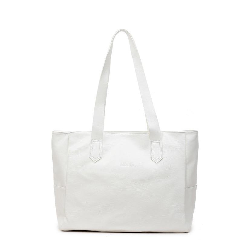 Large-capacity Tote Bag, Simple New Trendy and Fashionable Commuter, Portable Shoulder Large Bag, Solid Color Women's Bag, Underarm Bag.