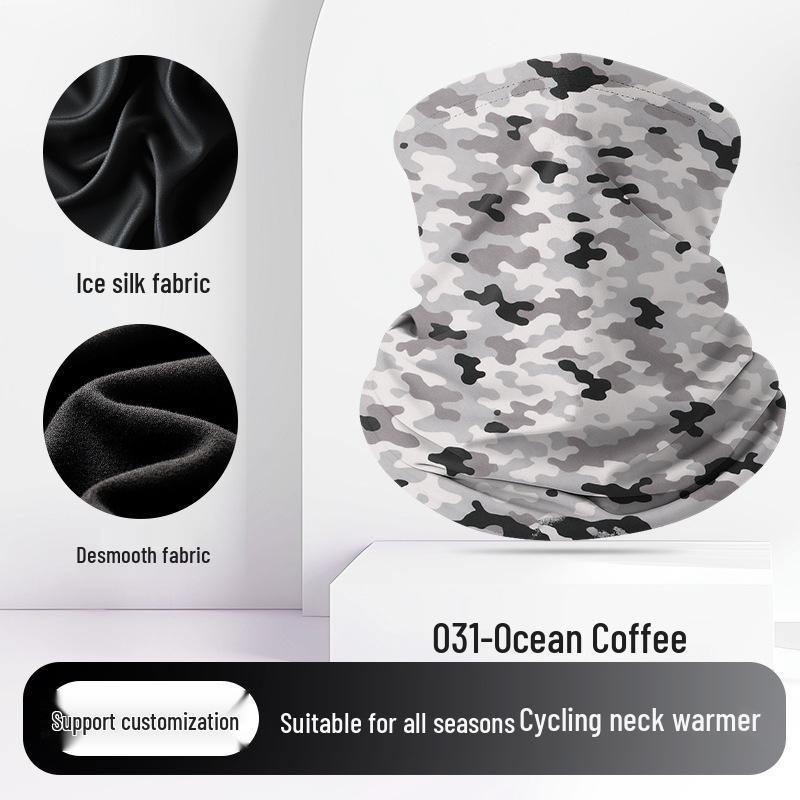 Summer Ice Silk Quick-Dry Headscarf: Versatile, Breathable, Sunscreen for Outdoor Sports & Cycling
