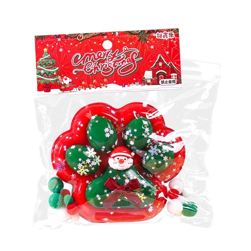 

Разминание Рождественские игрушки для сдавливания кошачьей лапой Медленный отскок Игрушка для сдавливания кошачьей лапой Практические шутки красный