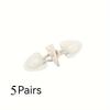 5 Pairs PU Leather Horn Buckle Toggle Button Fastener for Coat Jacket Duffle DIY Handmade Craft Sew on Clothing Sewing Decoration