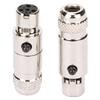 10PCS Metal 4 Cores XLR Female Plug Microphone Cable Adapter  for Monitor Speaker
