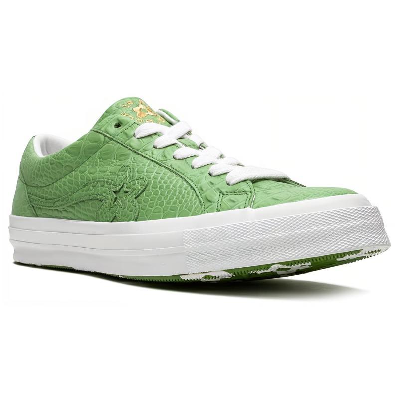 Converse One Star Ox Golf Le Fleur Faux Comfortable and Versatile Low-Top Board Shoes Unisex Green