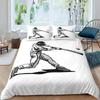 Baseball Duvet Cover Polyester Ball Pattern Sports Theme Player Twin Bedding Lovers Queen King Quilt Cover
