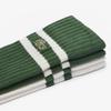 [lacoste] Unisex Striped Tipping Socks 2-Pair Bundle RA6842-56GYRR