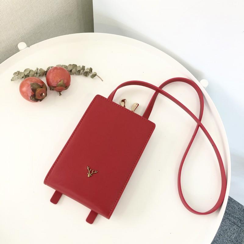 Genuine Leather Vertical Phone Pouch Mini