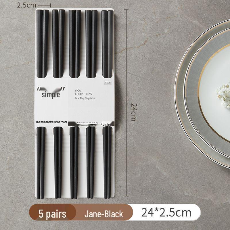 

Нековзні, Стійкі до цвілі, Термостійкі палички зі сплаву - Простий та Міцний кухонний посуд