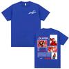 Cantante Chiara Oliver Puzzle Álbum 2026 Tour Camisetas Hombres Mujeres Ropa Moda Verano Camiseta Casual Cuello Redondo Camiseta de Algodón