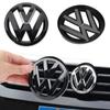 hijk1 ABS Car Front Radiator Grille Badge Cover Rear Trunk Lid Sticker For VW Polo Golf MK6 MK7 MK7.5 Scirocco Arteon Touareg Taigo