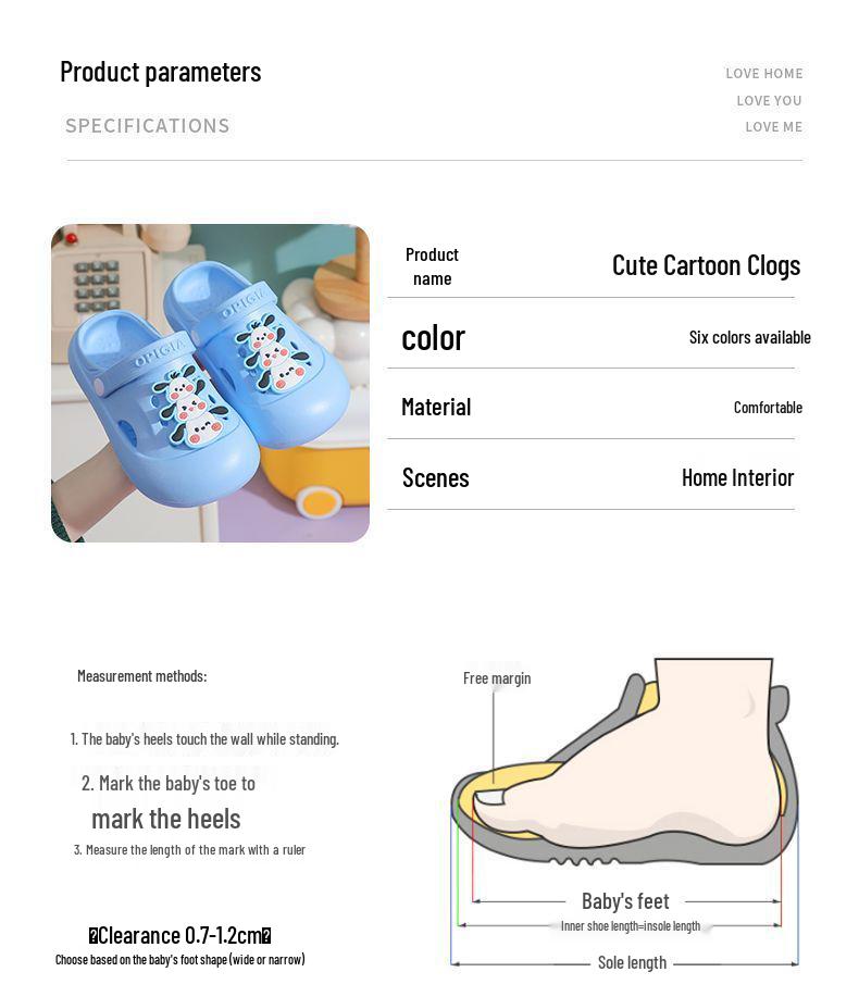 Children's Cute Non-Slip Cartoon Beach Slippers, Closed-Toe Summer Shoes for Girls, 2026 Model