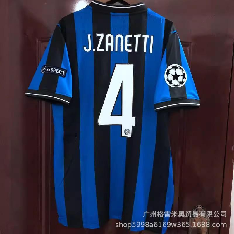 09-10 Inter Retro Jersey Ronaldo Inter Milan 2001/02 Jersey Football Jersey