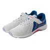 Asics Lazerbeam Shock Absorbing Durable Low Top Casual Shoes Kids Sneaker White Blue 1154A169-403