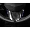 For Cadillac CT5 2019-2024 Carbon Fiber Console Steering Wheel U-Type Cover Trim
