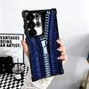 Retro Zipper Jeans Pattern Soft Phone Case For Samsung Galaxy S26 Ultra S25 Edge S24 FE S23 Plus S22 S21 + S20 Plating Anti-Fall