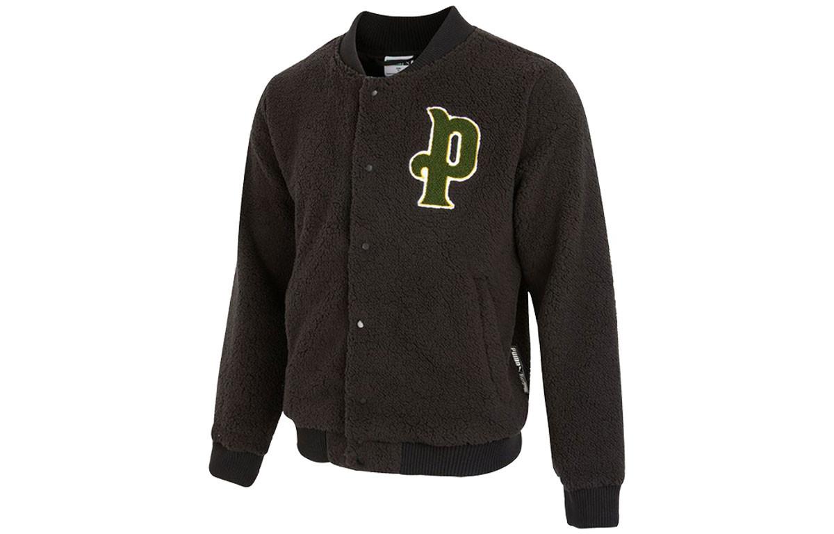 PUMA Jackets Men s Black Baseball Collar Moderate Other 536182-01 XS