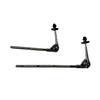 Dual-purpose Suspended Cymbal Stand with Angled/Straight Pole and Microphone Clip