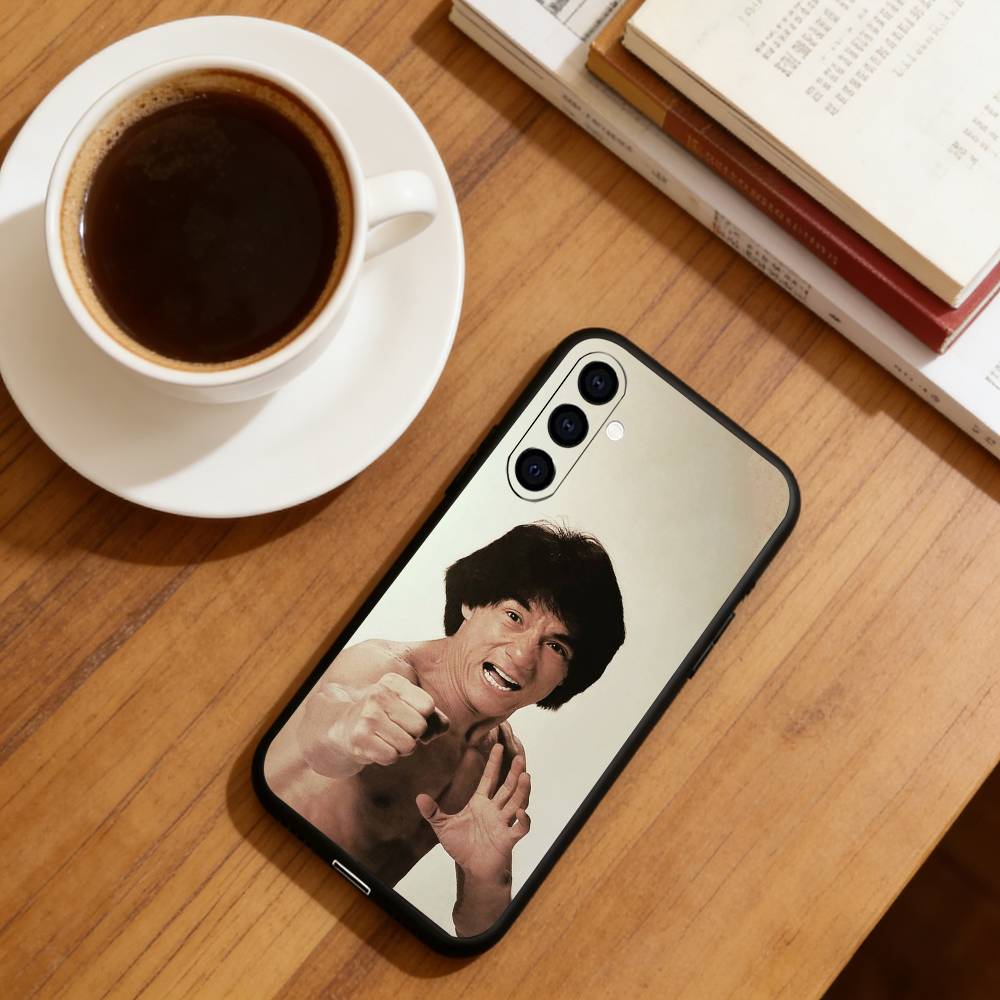Jackie Chan  Phone Case Black Silicone Soft For Samsung Galaxy A73,A72,A71,A70,A53,A52,A51