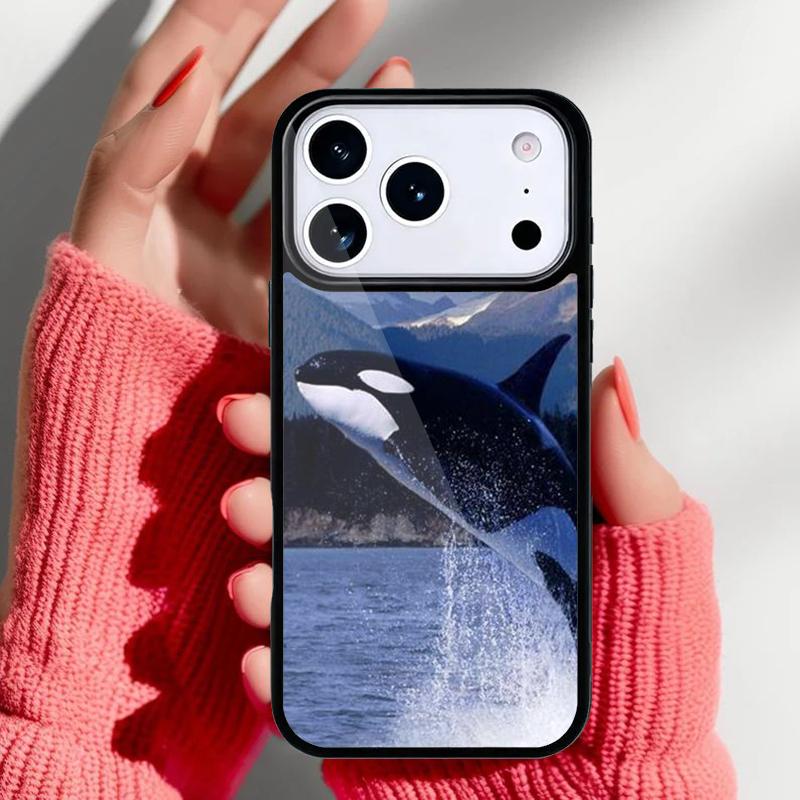 Killer Whale Orca Under Water Phone Case for iPhone 17 16 15 14 13 Pro Max Back Cover for 12 11 Pro Coque
