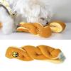 Dog Sound Bread Molar Toy Food Hiding Teeth Grinding Multifunctional Interactive Plush Pet Squeaky