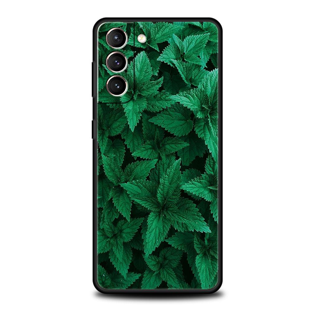 

lucky grass Phone Case For Samsung Galaxy S24 S23 S22 S20 Ultra S21 FE 5G S10 S9 Plus S10E S8 Soft Silicone Cover S21 FE 5G