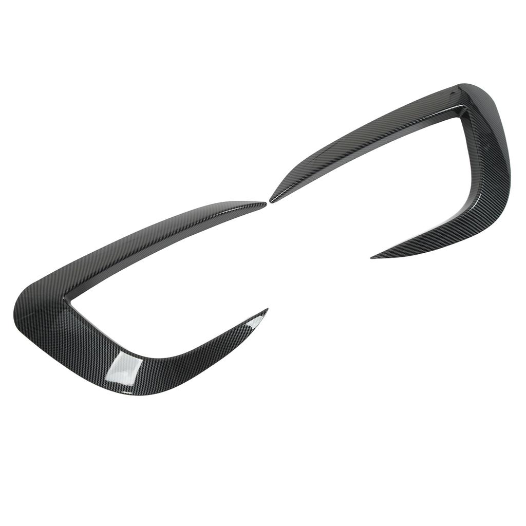 2 Pcs Front Fog Light Trim Cover Eyebrow Frame Bumper Spoiler Trim Replacement for 2020 to 2023
