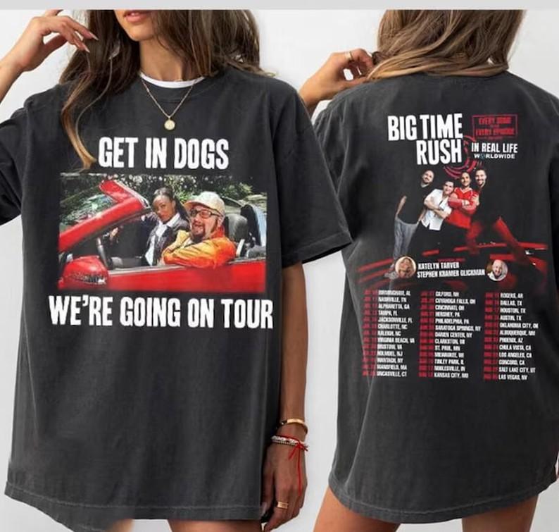 Big Time Rush Tour 2026 Vintage Graphic Funny Double-Sided Concert Gift L