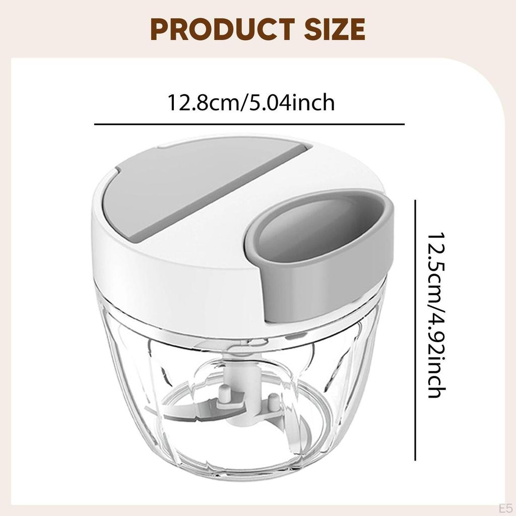 Garlic Mincer Manual Food Processor Hand Pull String Onion Cutter Vegetable Chopper for Fruits Chili