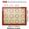 1PC Silicone Baking Mat for Oven, Thin 0.4mm, Reusable Non Stick Heat Resistant Bakeware Sheets Liner Baking Tools for Cookie
