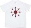 CHAOS SYMBOL II Kids Boys Kids Boys T-Shirt Goth Metal Cyber Hardcore Logo Gothic Punk USA