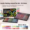 Languo Large Capacity Acrylic Painting Art Markers Plus Version 90 Colors Set for Sketching Drawing Art Supplies Stationery Gift