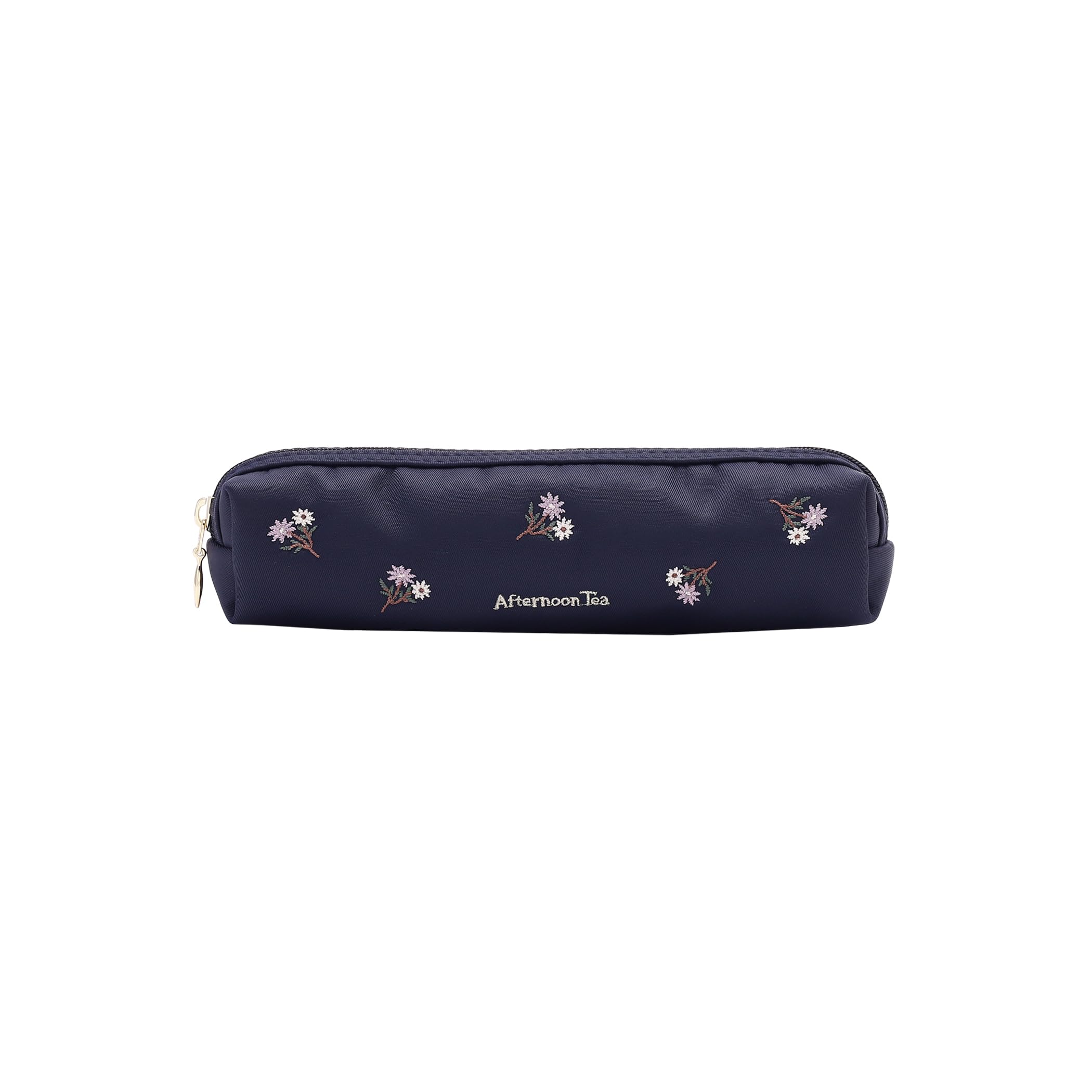 

Afternoon Tea Living JE68 Flower Embroidered Pencil Navy Case,