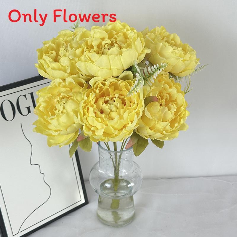 Peony Wedding Decor Artificial Flower Arrangement For Home And Event Styling