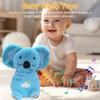 HOMZY Plush Koala Children's Sleep Doll and Music Light 5 Mode Ear-moving Baby Soothing Plush Doll Rhythmic Breathing Sleep Companion