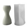 Beautiful Striped Candles Crafting Mold Handmade Aromatherapy Candle Resin Mold