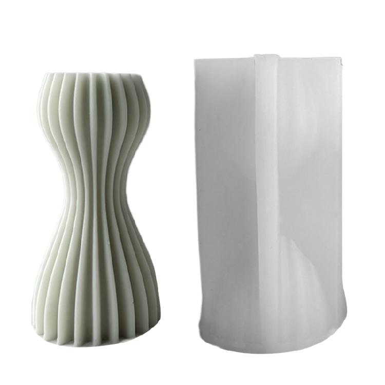 Beautiful Striped Candles Crafting Mold Handmade Aromatherapy Candle Resin Mold